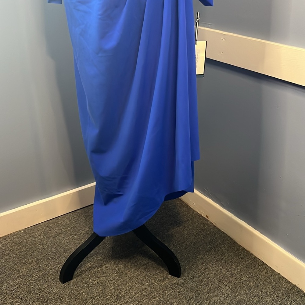 Chiara Boni  Blue Dress NWT Size 48 - Picture 4 of 12